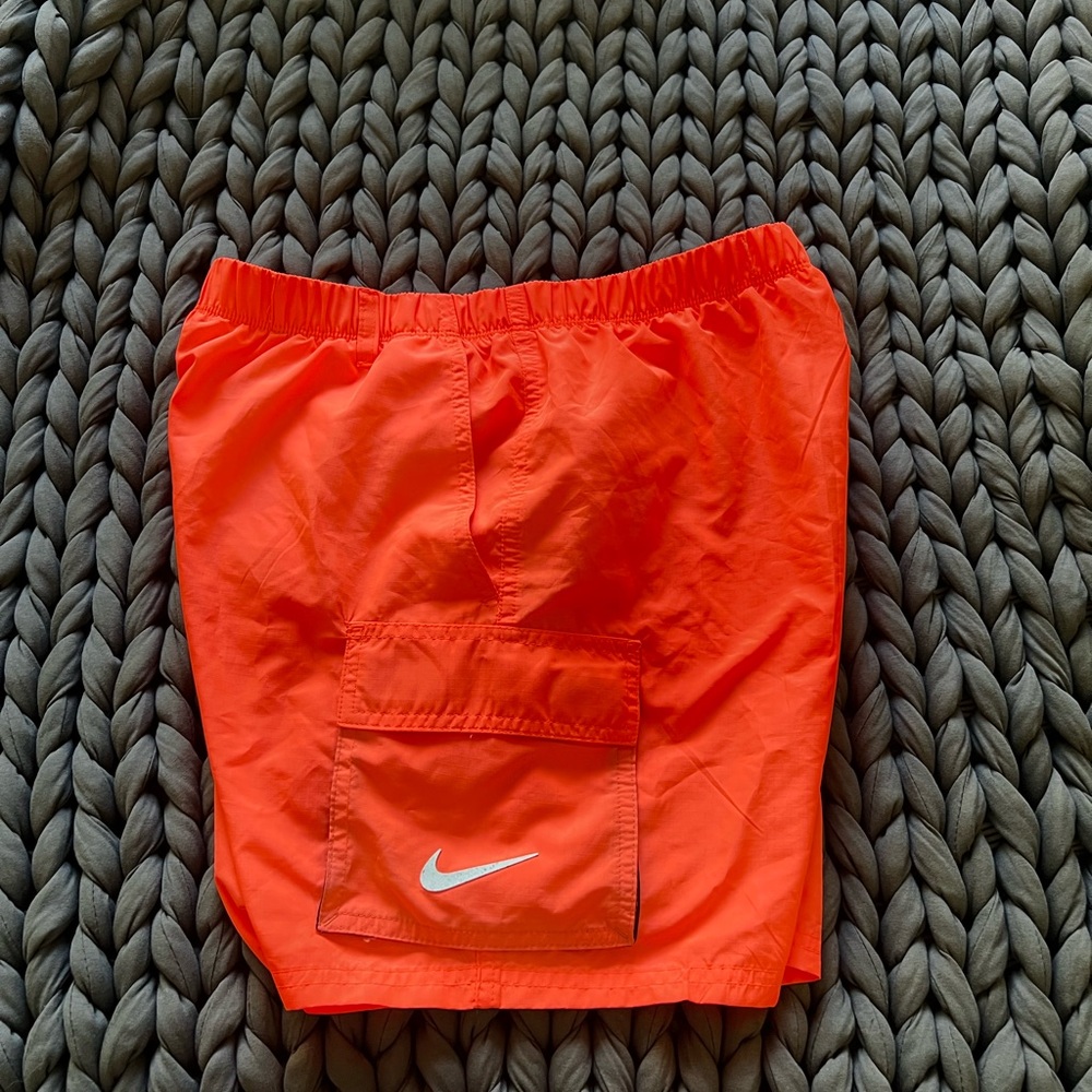 Nike 5” inch cargo swim trunks size S